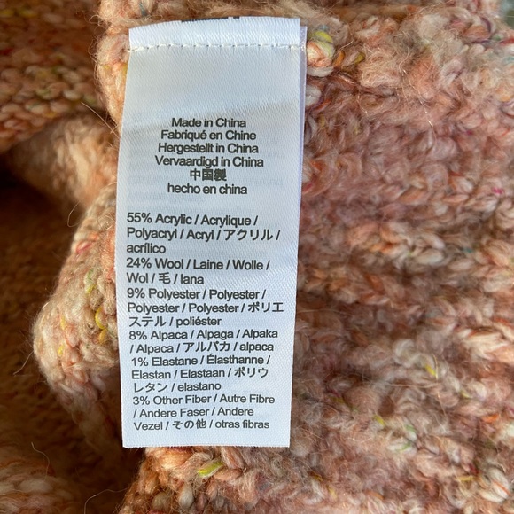 J. Crew Spacedye Puff Sleeve Sweater - Picture 8 of 9